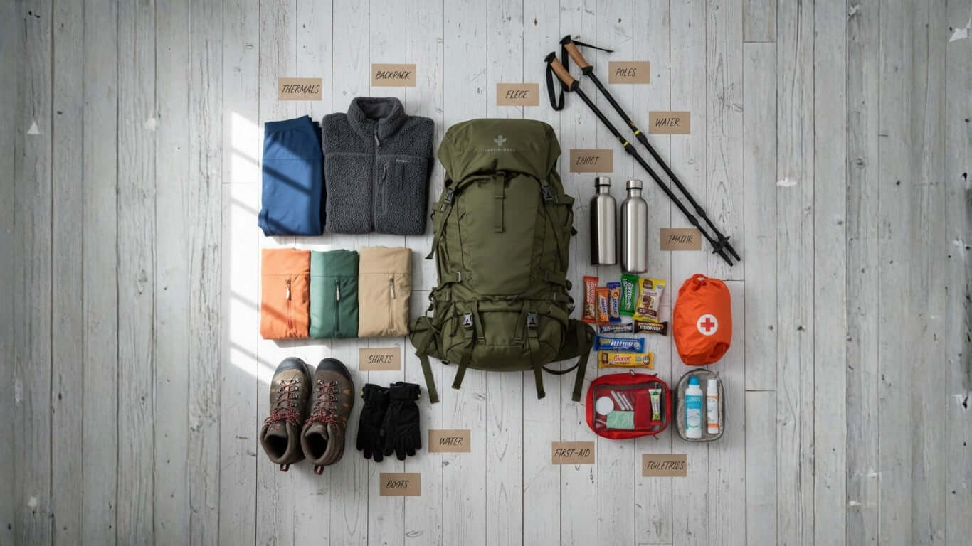 How to Pack a Trekking Backpack for a 7-Day Himalayan Trek