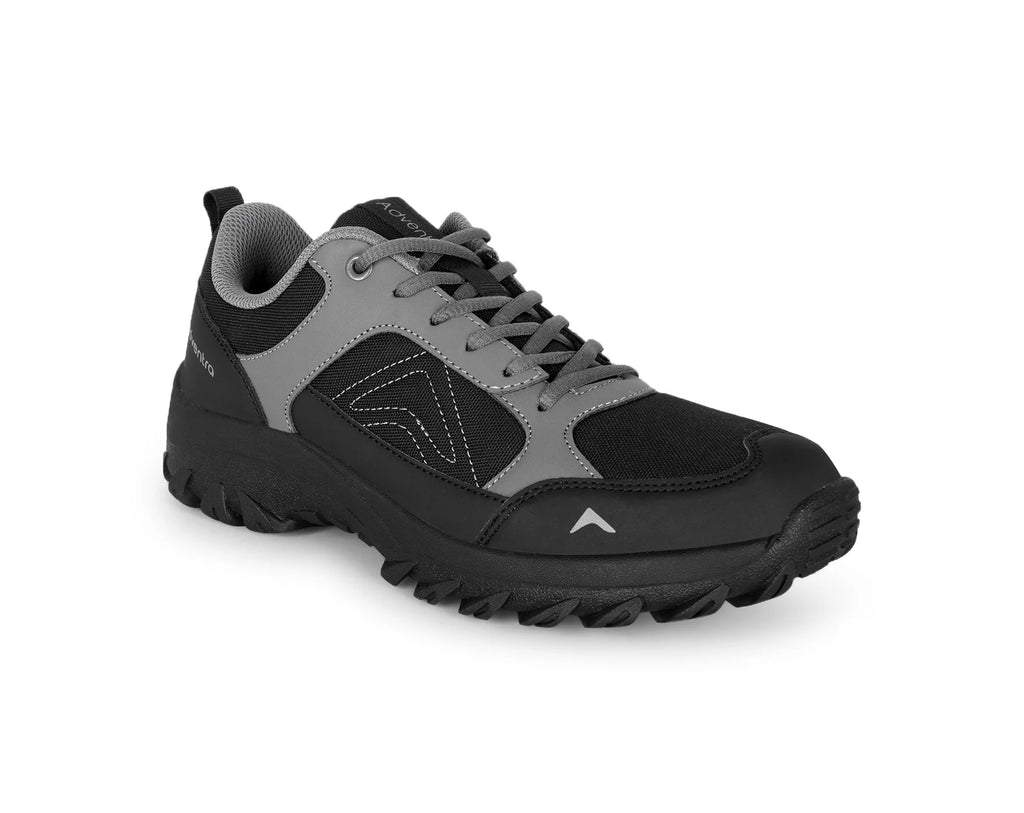Adventra Low-Top Hiking Shoes with Anti-Skid Rubber Sole (EH500) Grey