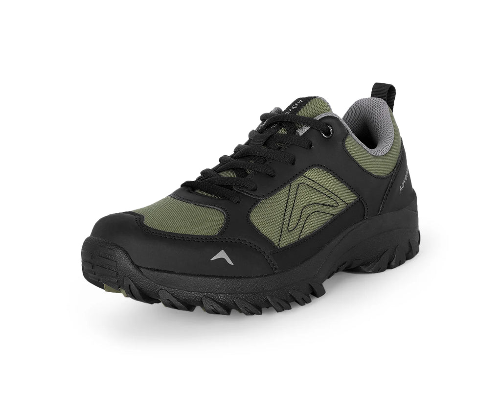 Adventra Low-Top Hiking Shoes with Anti-Skid Rubber Sole (EH500) Olive Green