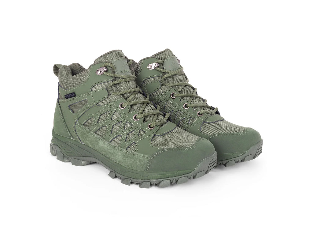 Adventra Men's Waterproof Winter Hiking Boots WH1107 Green