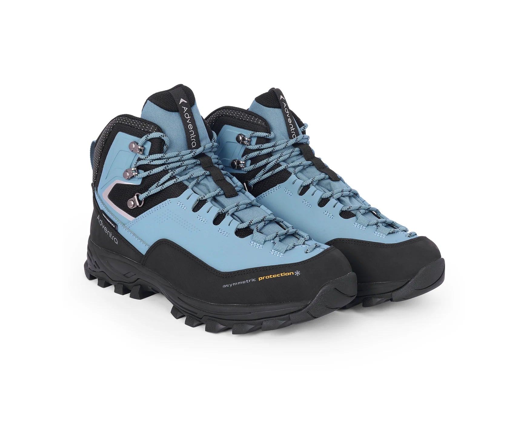 Adventra Men’s Warm and Waterproof Winter Hiking Mid Ankle Boots - WH1106 Blue