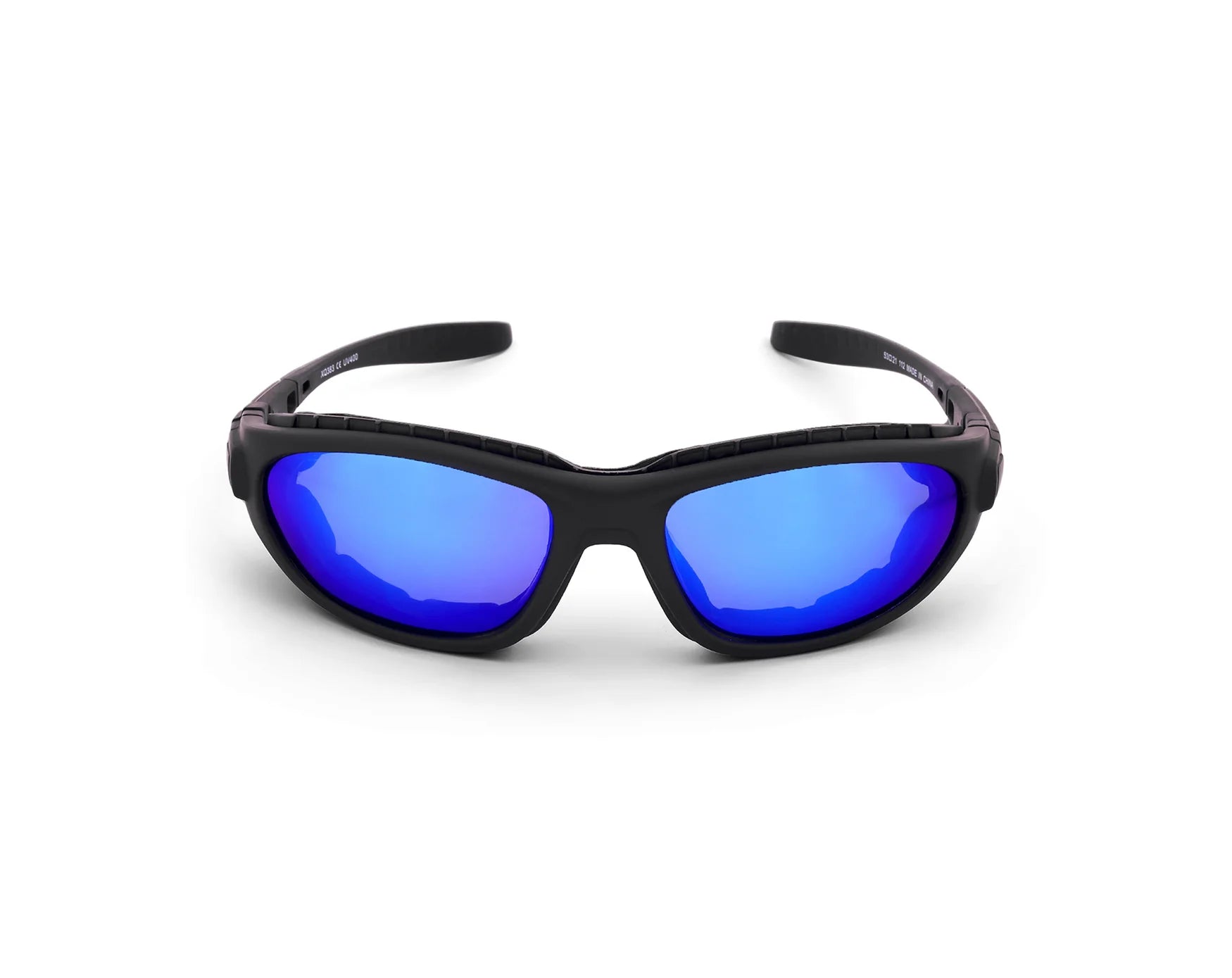 Adventera Polarised Wraparound Sunglasses with Revo Coated Lens – Blue (WH1105)