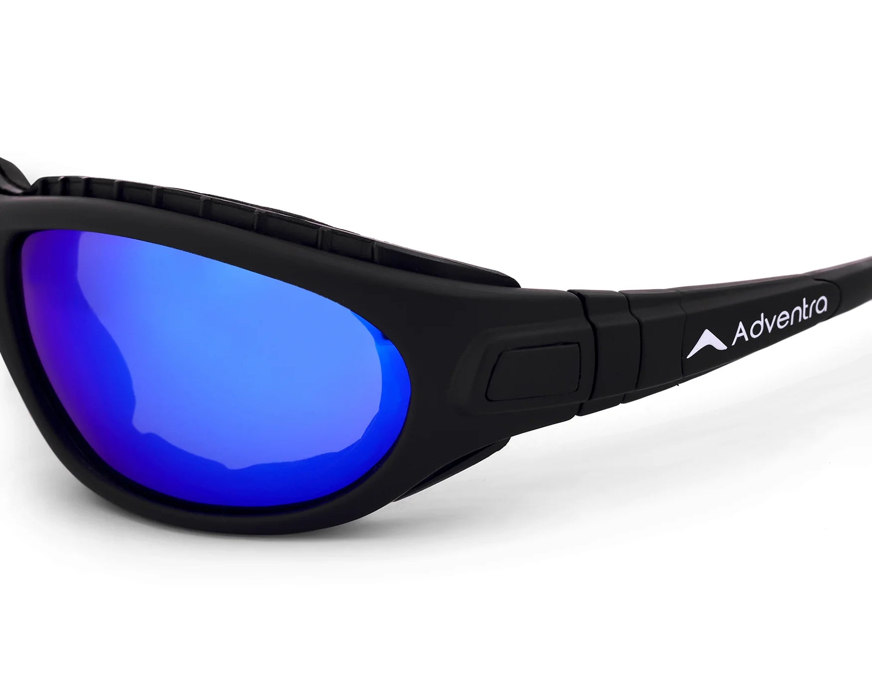 Adventera Polarised Wraparound Sunglasses with Revo Coated Lens – Blue (WH1105)