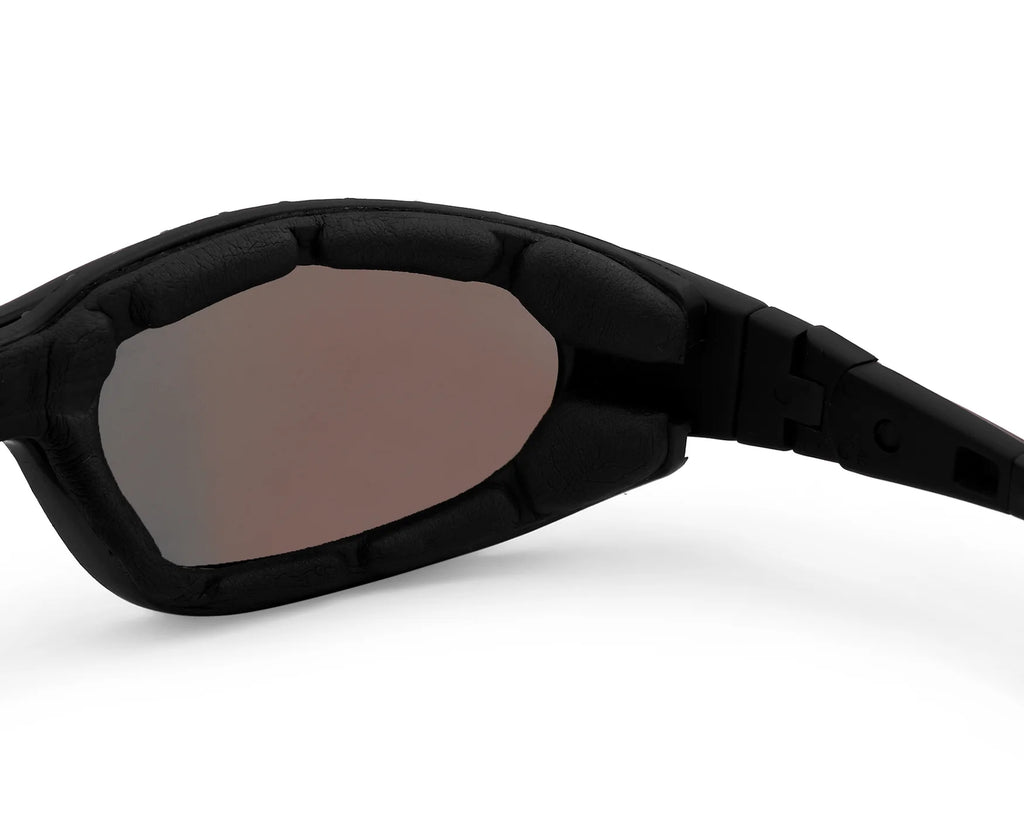 Adventera Polarised Wraparound Sunglasses with Revo Coated Lens – Blue (WH1105)
