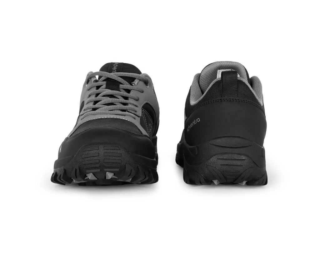 Adventra Low-Top Hiking Shoes with Anti-Skid Rubber Sole (EH500) Grey