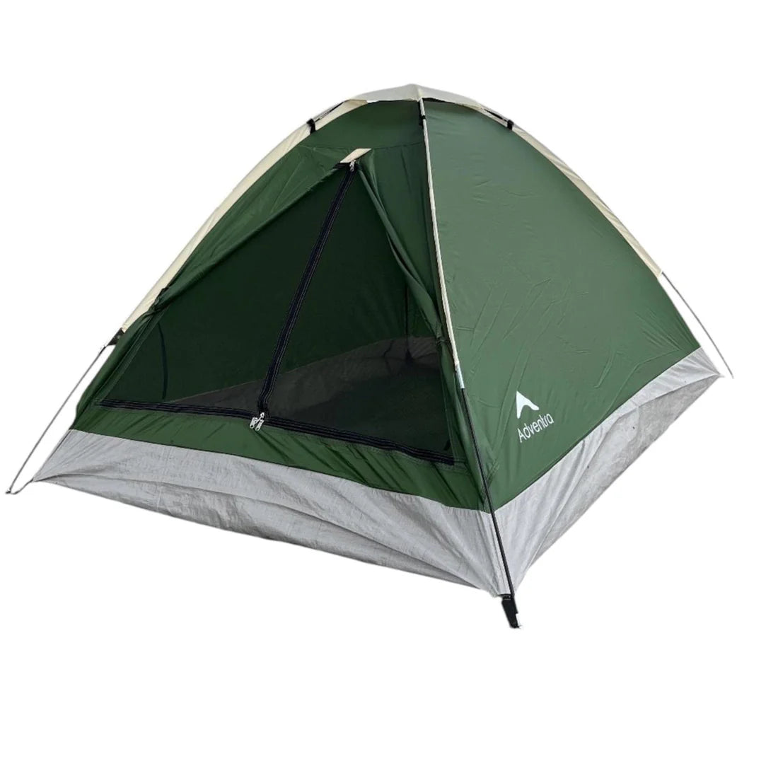 Adventra 2-Person Camping Tent with UV Protection & Waterproof Flysheet (ET1102) Green