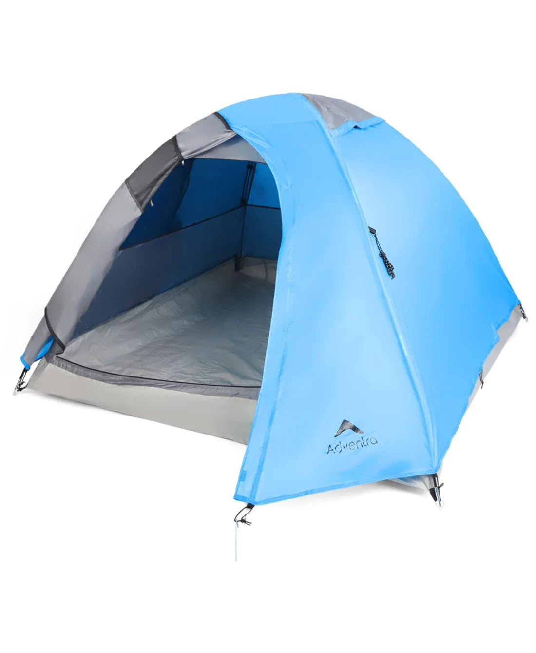 Adventra 3-Person Camping Tent with UV Protection & Waterproof Flysheet (ET1100) Aqua Blue