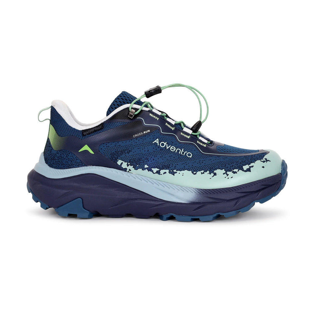 Adventra Waterproof Trail Running, Quick-Lace (TR2014) – Blue-Green