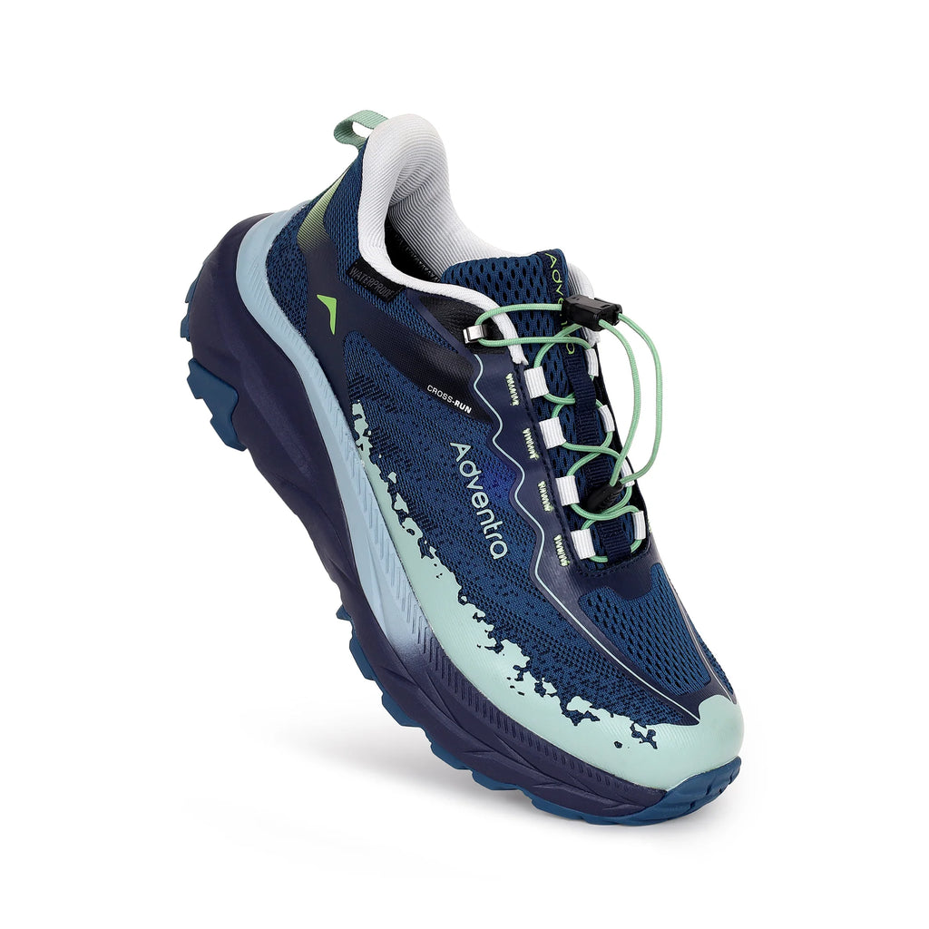 Adventra Waterproof Trail Running, Quick-Lace (TR2014) – Blue-Green