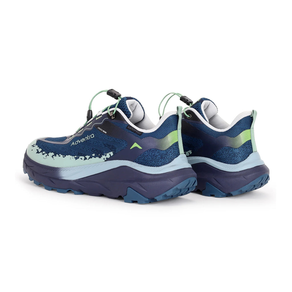 Adventra Waterproof Trail Running, Quick-Lace (TR2014) – Blue-Green
