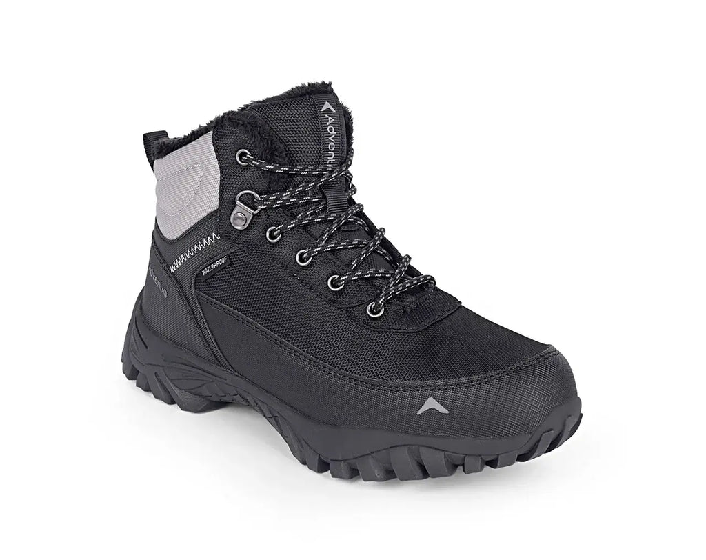 Men’s Warm and Waterproof Hiking Boots - ET1100 mountain Black
