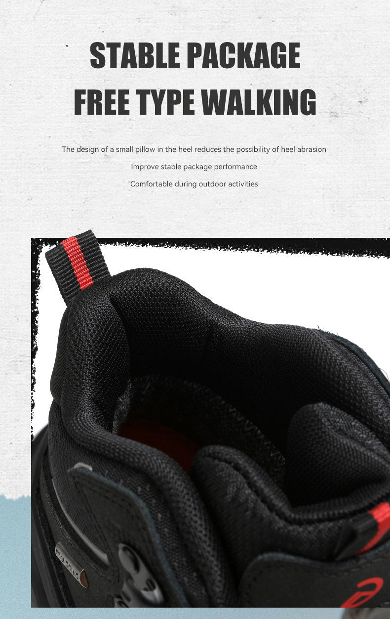 Gornornie waterproof hiking shoes breathable mesh interior