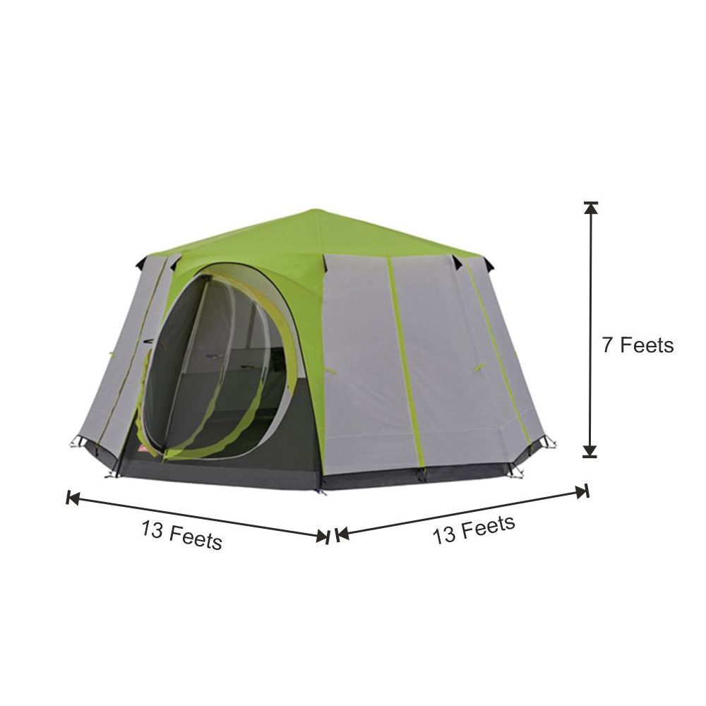 Coleman Cortes Octagon 8 Tent (Green)