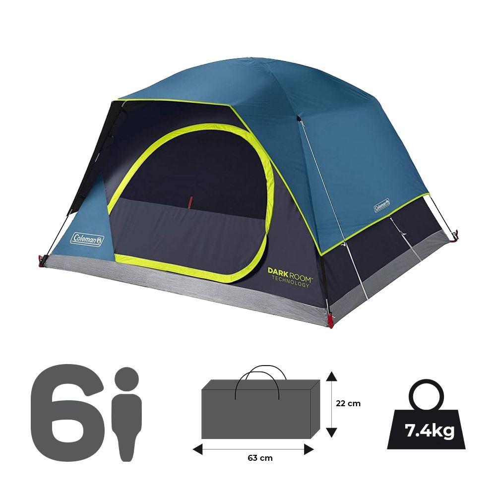 Coleman Skydome Darkroom 6 Person Tent