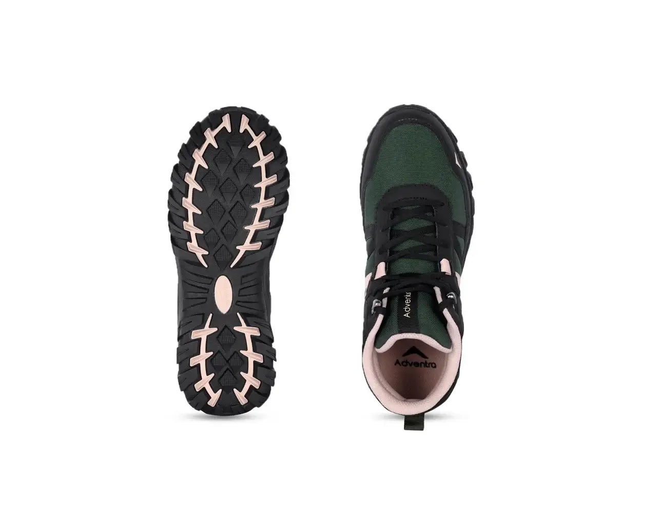 Men Mid Ankle NWP Hiking Shoe EH 900 Green for Trekking