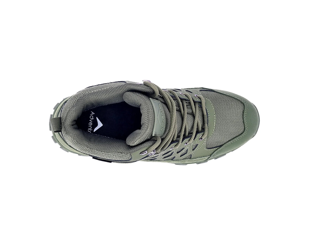 Adventra Men's Waterproof Winter Hiking Boots WH1107 Green