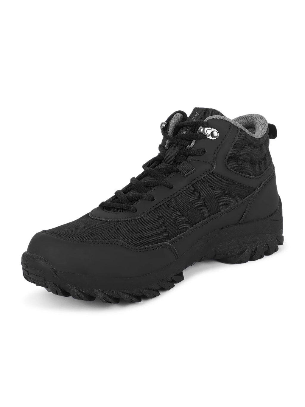 Adventra Men Mid Ankle NWP Hiking shoe - EH 900 Full Black