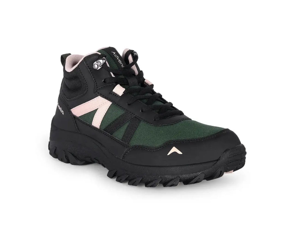 Men Mid Ankle NWP Hiking Shoe EH 900 Green for Trekking