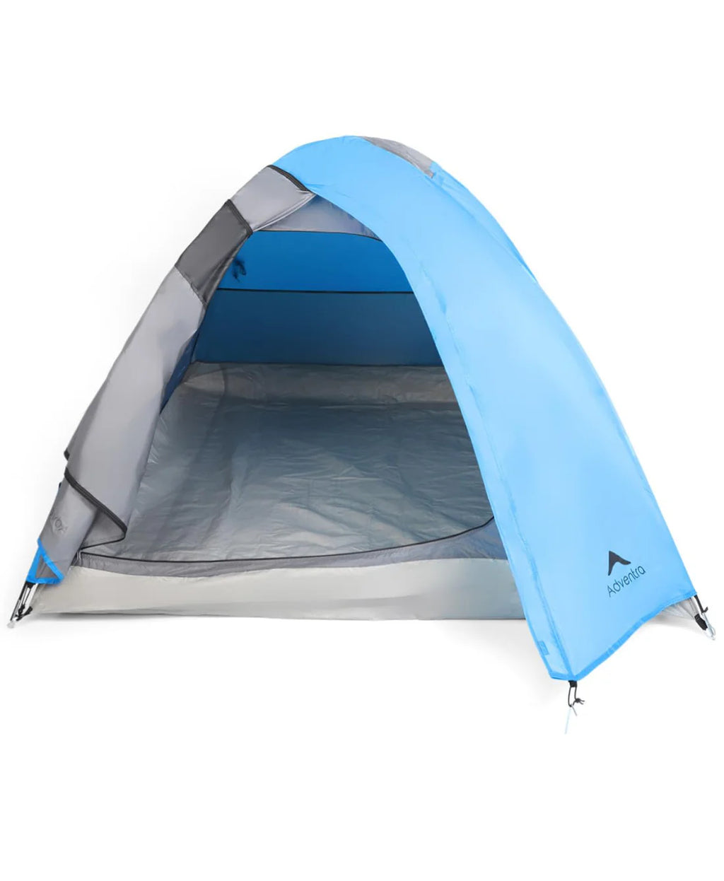 Adventra 3-Person Camping Tent with UV Protection & Waterproof Flysheet (ET1100) Aqua Blue