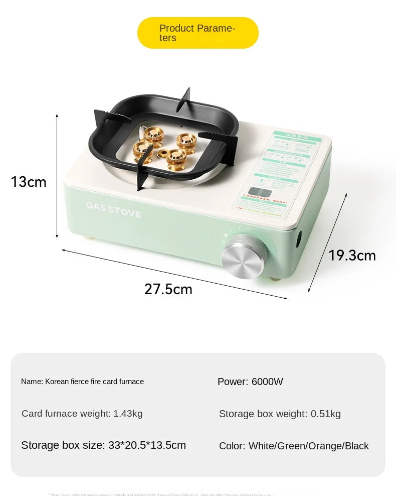 Portable Camping Gas Stove – LPG, Butane & Propane Burner for Outdoor Cooking