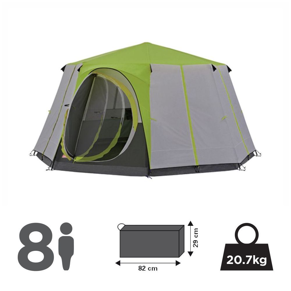 Coleman Cortes Octagon 8 Tent (Green)