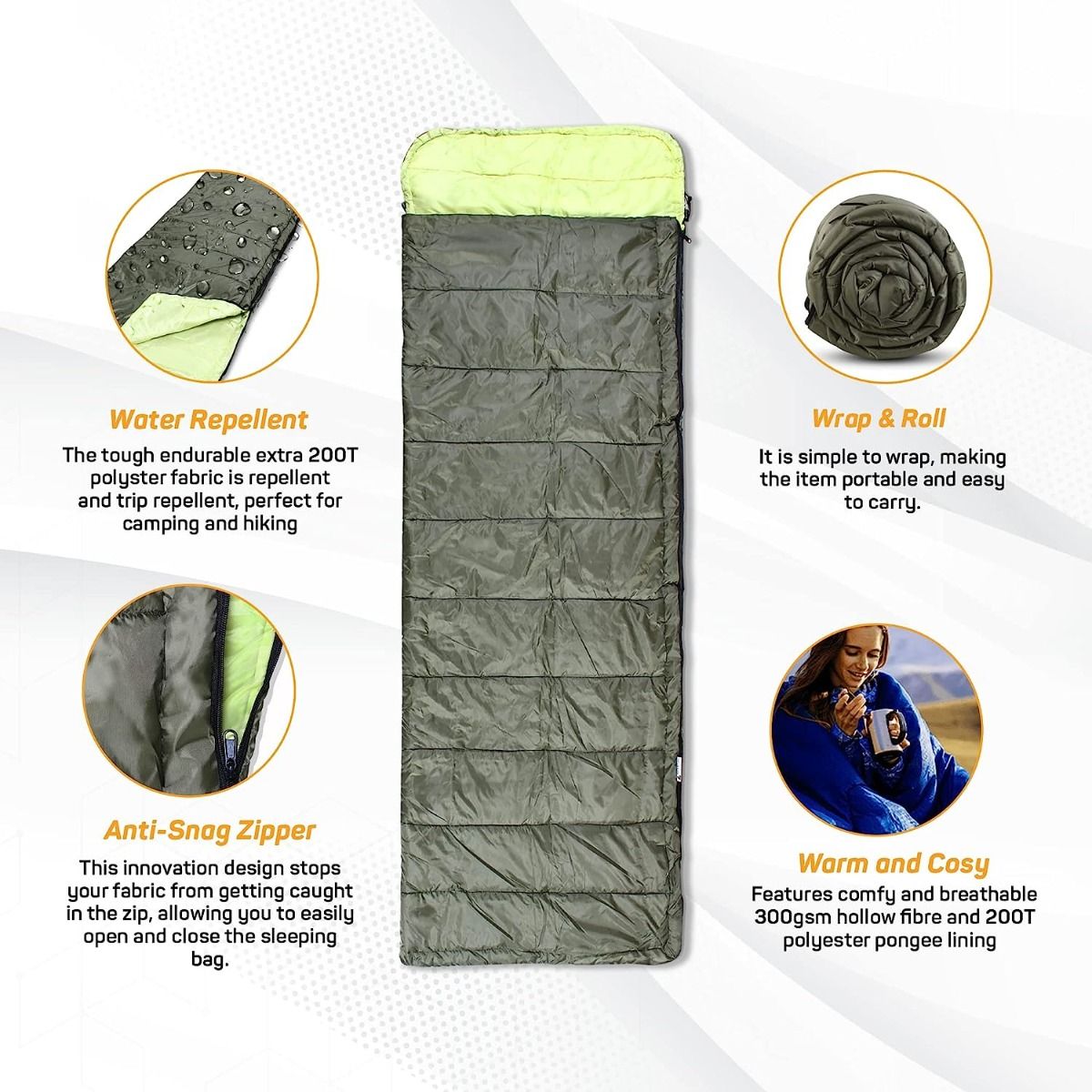 Rocksport Camplite +8°C Sleeping Bag