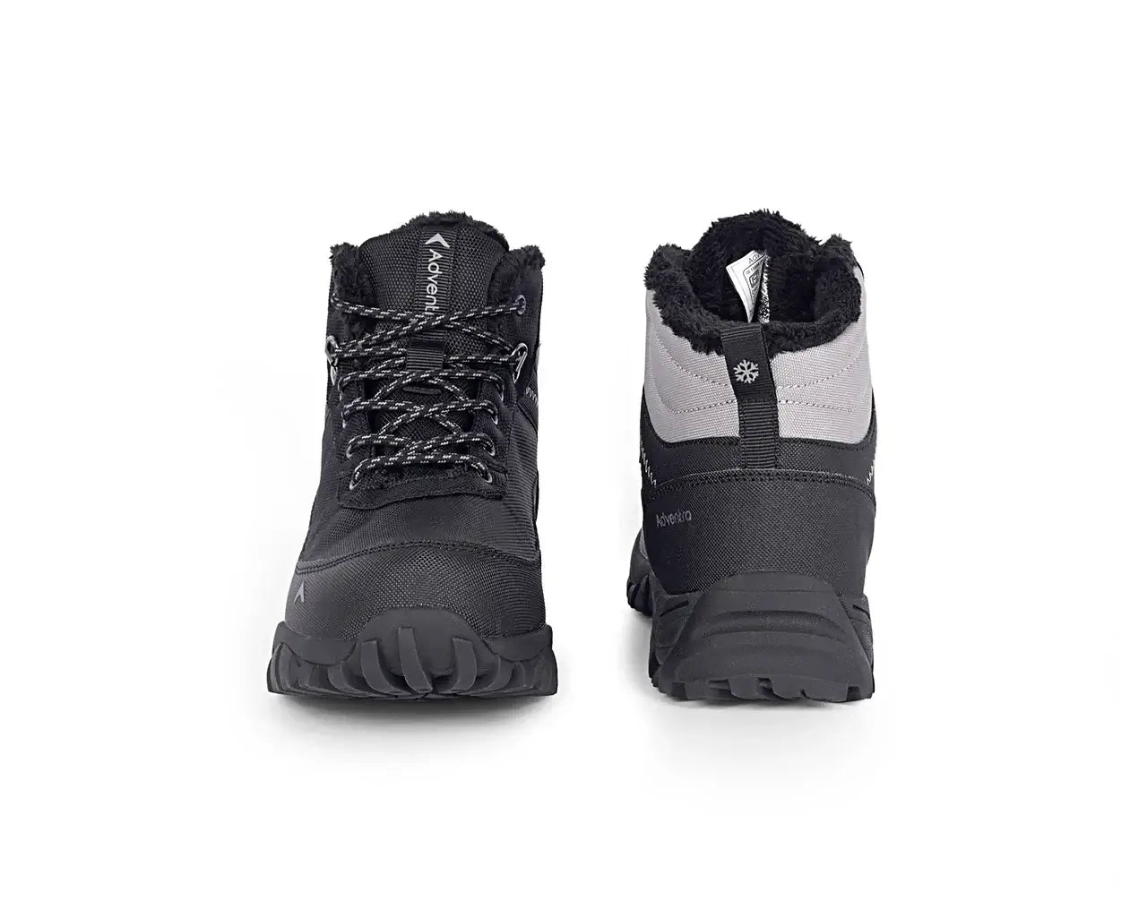 Men’s Warm and Waterproof Hiking Boots - ET1100 mountain Black