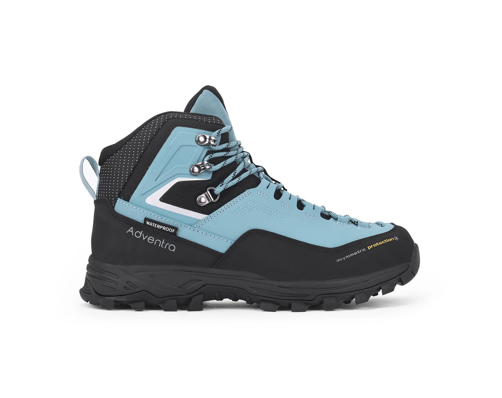 Adventra Men’s Warm and Waterproof Winter Hiking Mid Ankle Boots - WH1106 Blue