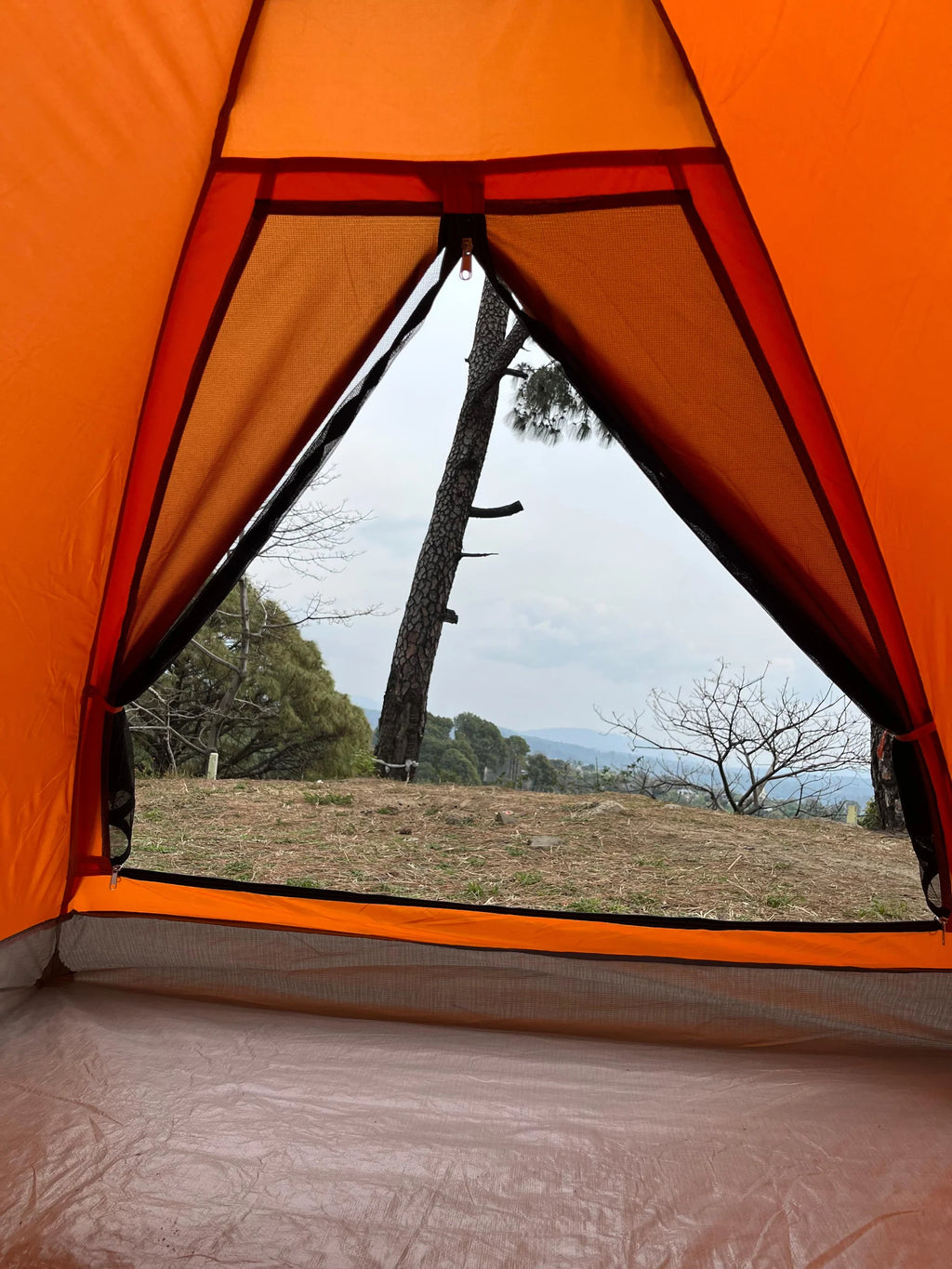 Adventra 2-Person Camping Tent with UV Protection & Waterproof Flysheet (ET1102) Orange