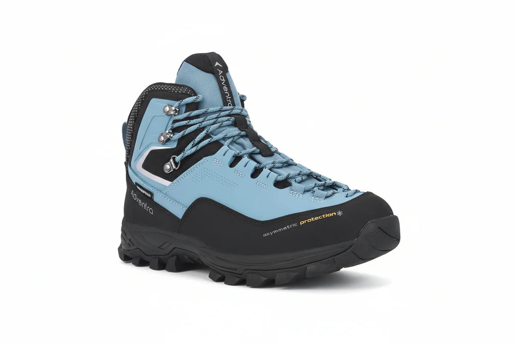 Adventra Men’s Warm and Waterproof Winter Hiking Mid Ankle Boots - WH1106 Blue