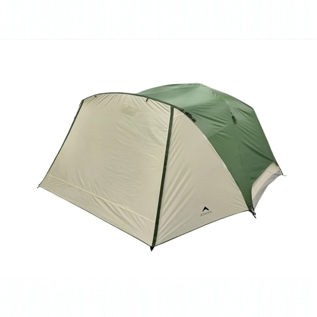 Adventra 6-Person Waterproof Large Dome Camping Tent with UV Protection & Wind-Ready (ET1106) Green