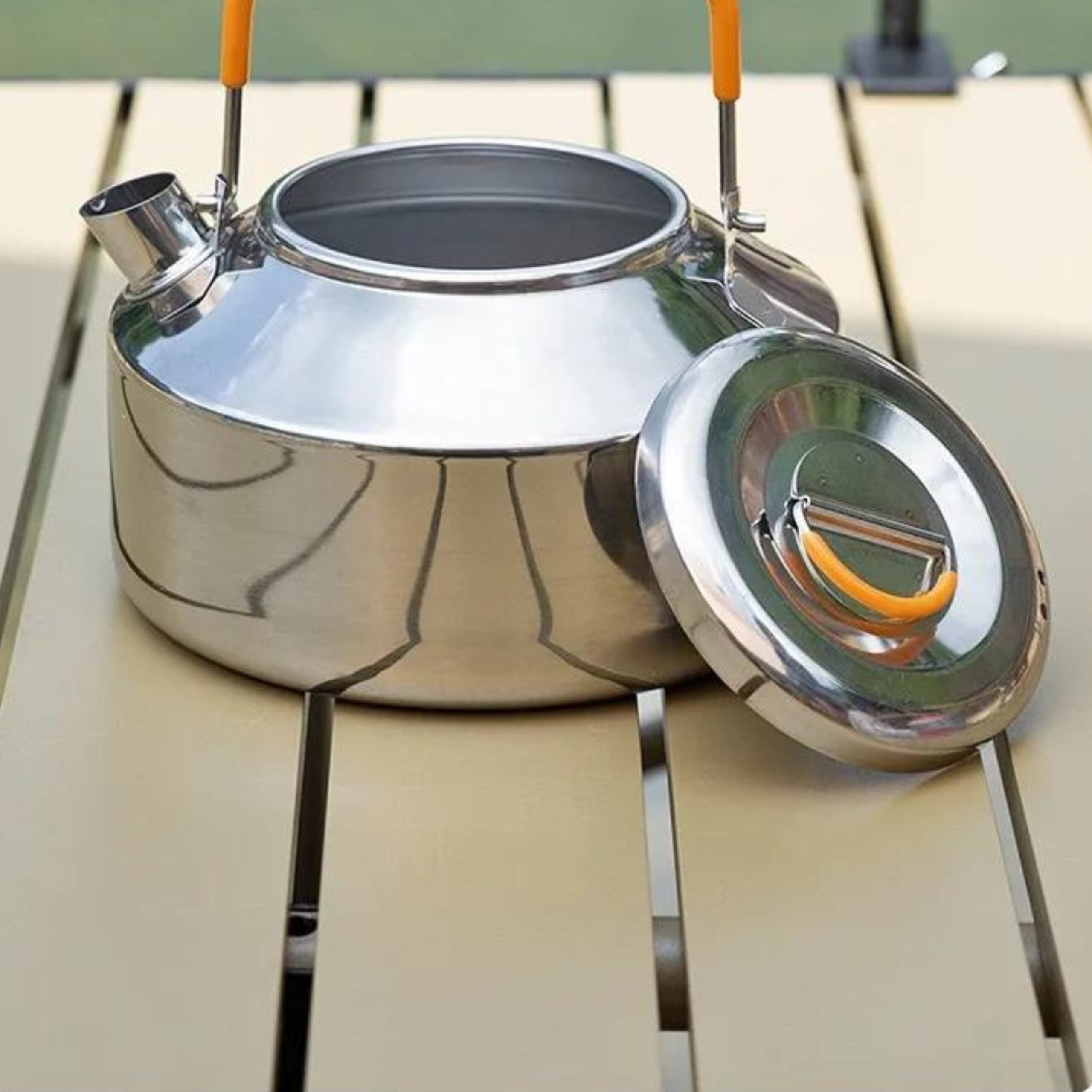 800ml Stainless Steel Outdoor Camping Kettle