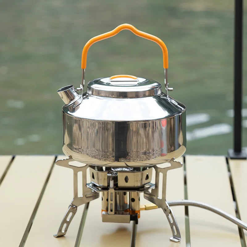 800ml Stainless Steel Outdoor Camping Kettle