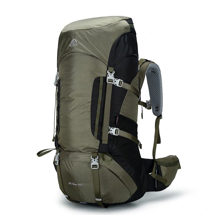 AI One 60L Outdoor Hiking Rucksack (Olive Green)