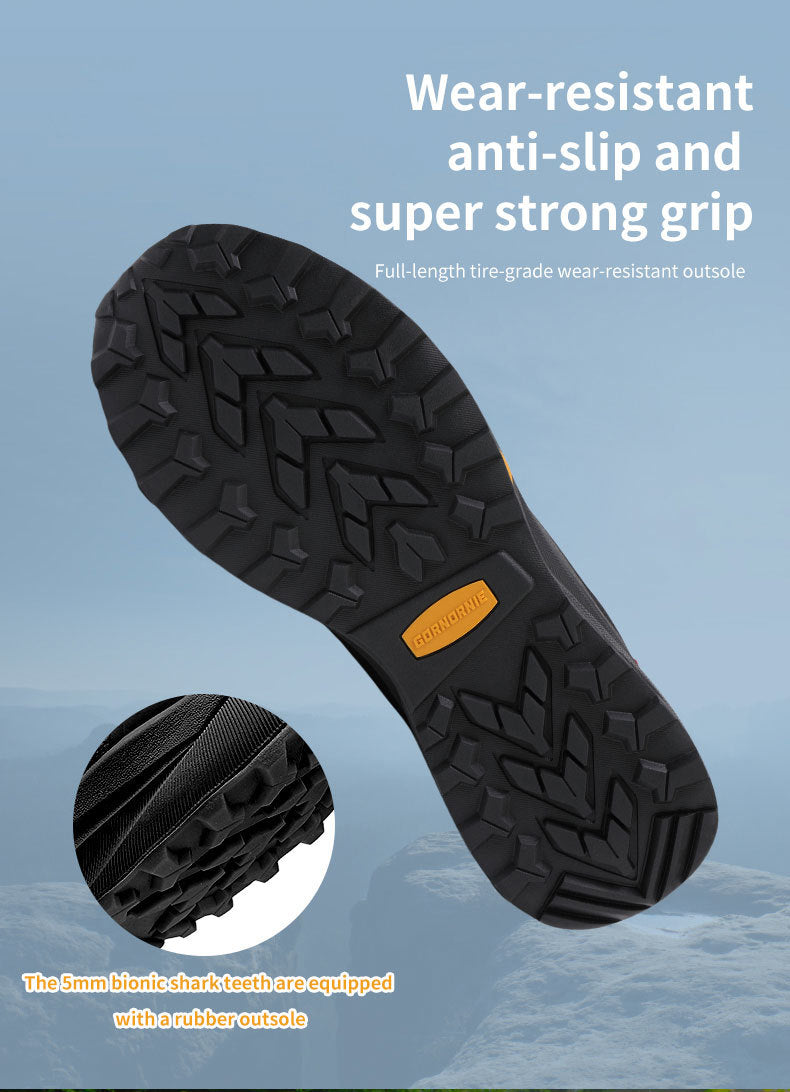 Gornornie Mountain Range Low-Top Hiking Shoes(Beige Khaki)