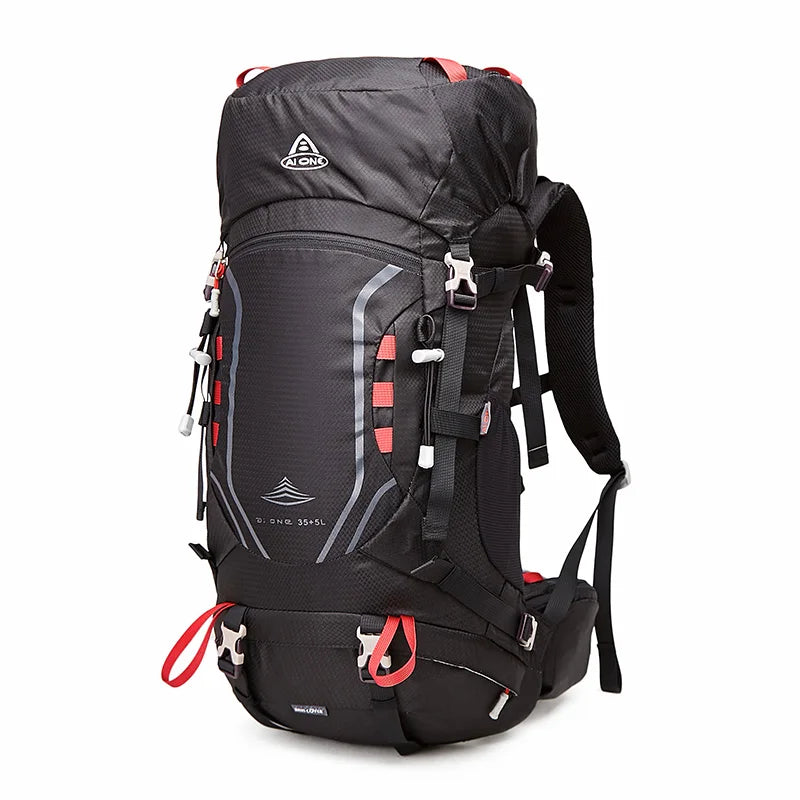 Ai One 35+5L Rucksack (Black, Green & red)