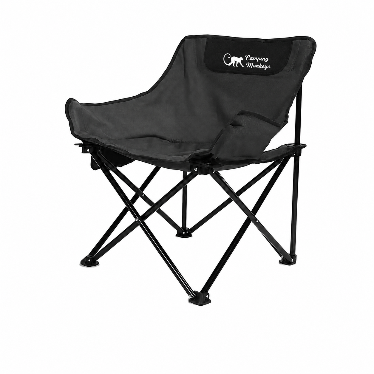 Camping Monkey Portable Moon Chair – Aluminum Folding Camping Chair