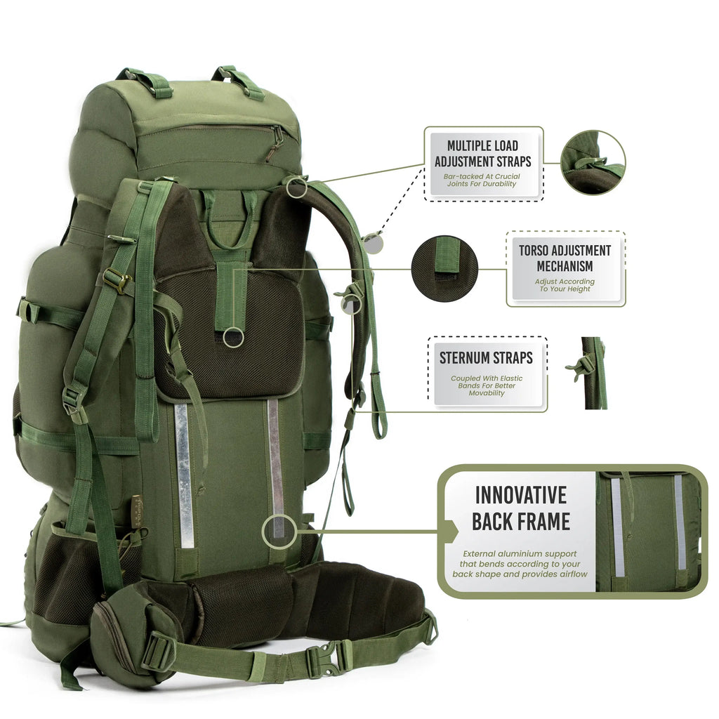 Tripole Colonel Pro 90L Trekking Rucksack - rockcraft