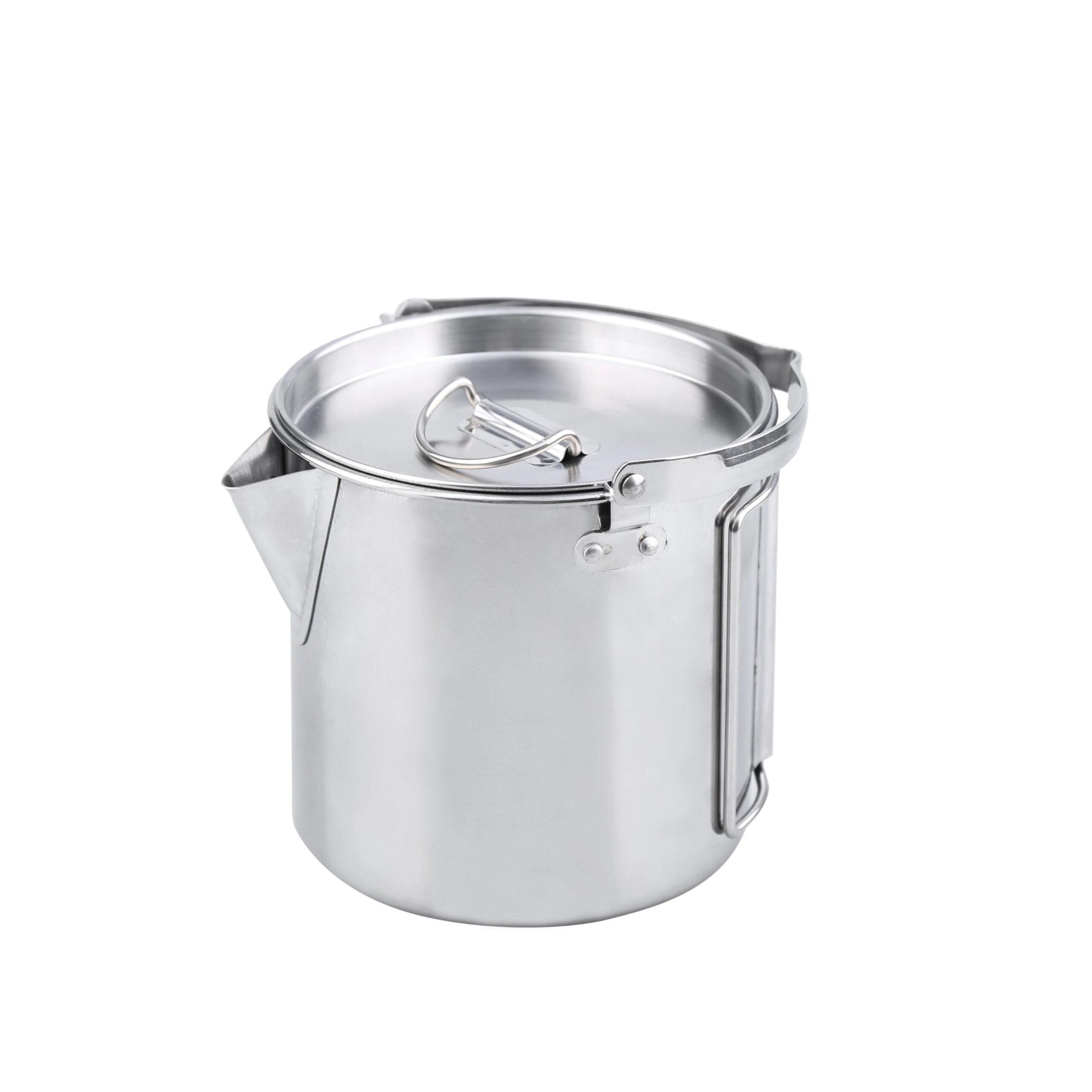 1.2L Stainless Steel Outdoor Kettle/Tea & Coffee Pot