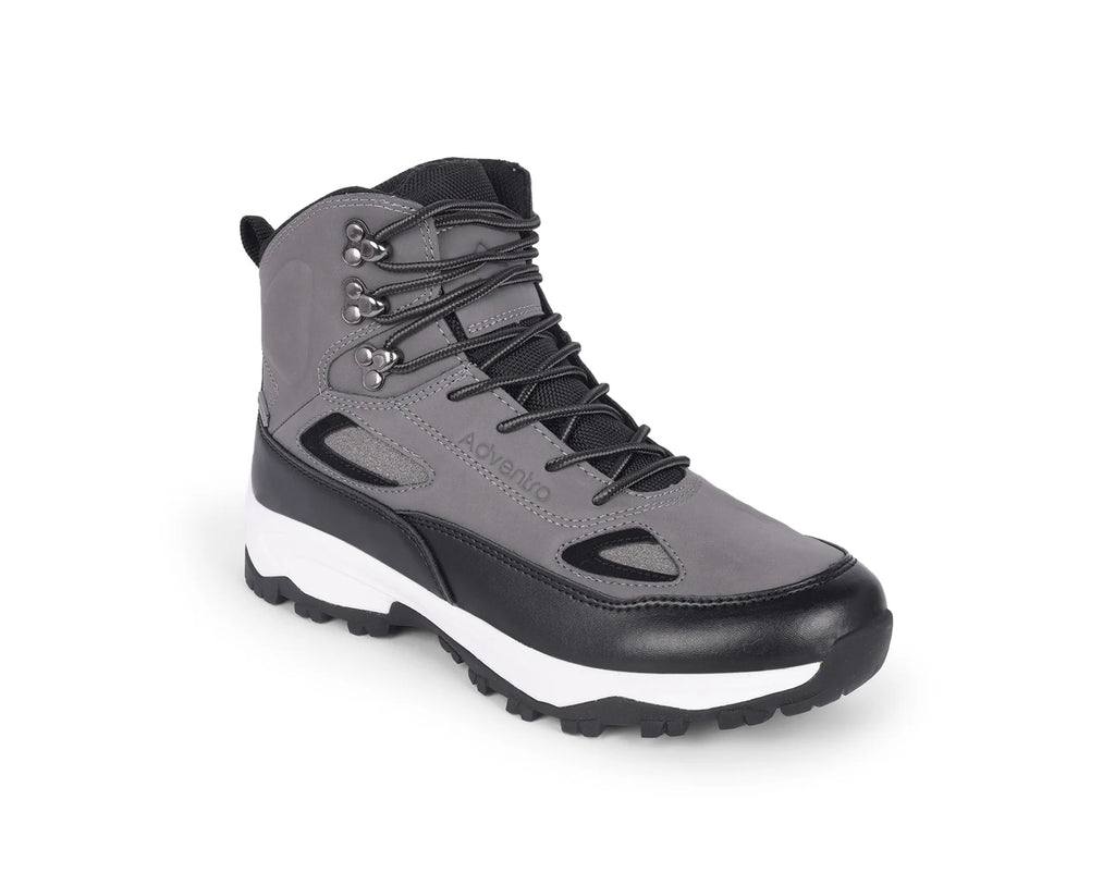 Adventra Men Waterproof Trekking Shoes Mid-High Ankle - ET 1105 Grey