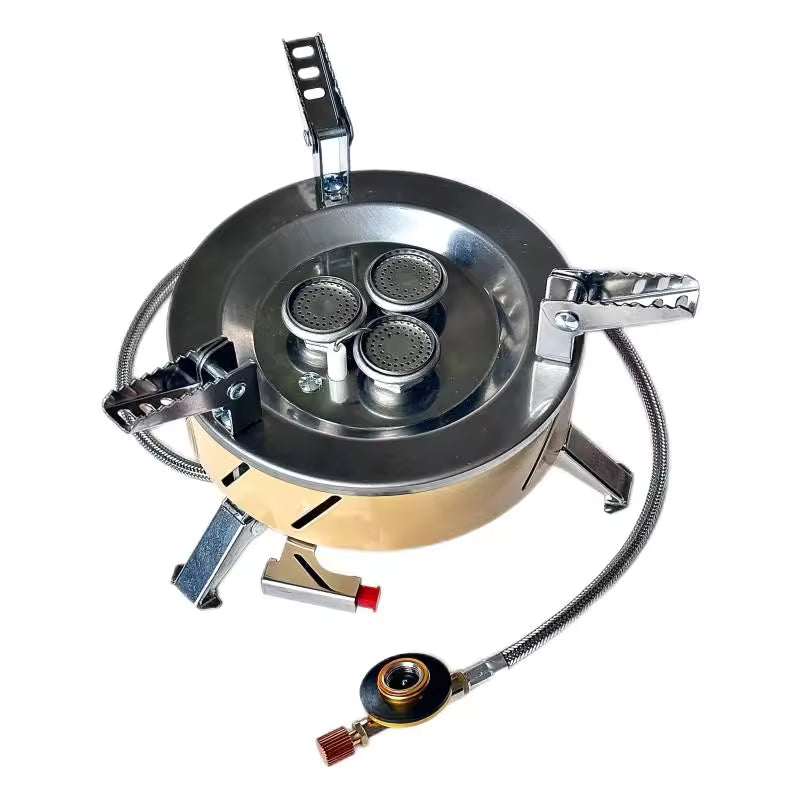 Folding 3 Burner Butane Gas Stove 5800W