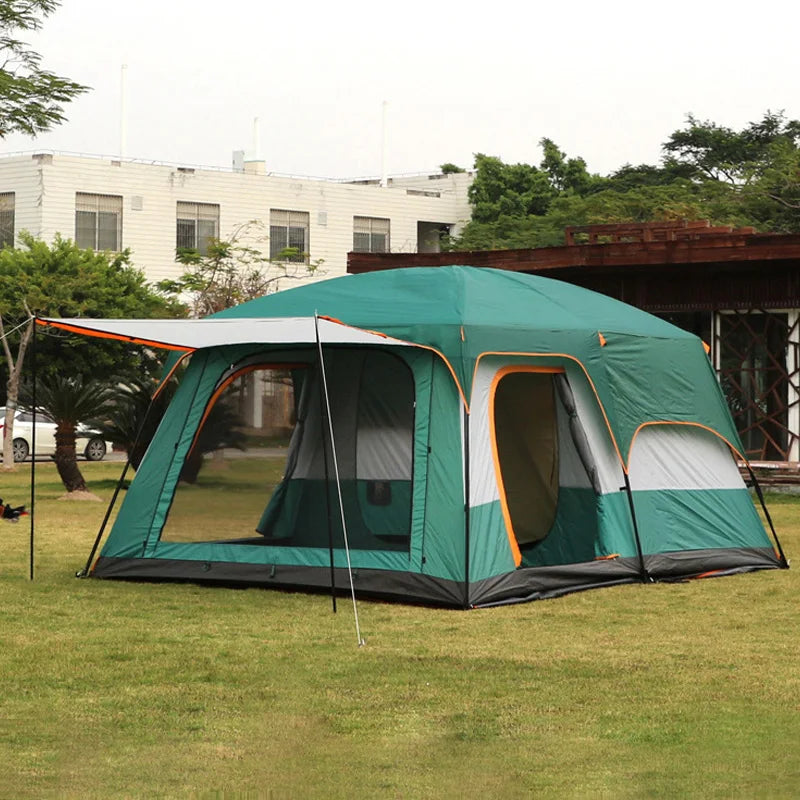 Camping Tent Waterproof with 2 Rooms for 9-12 Person
