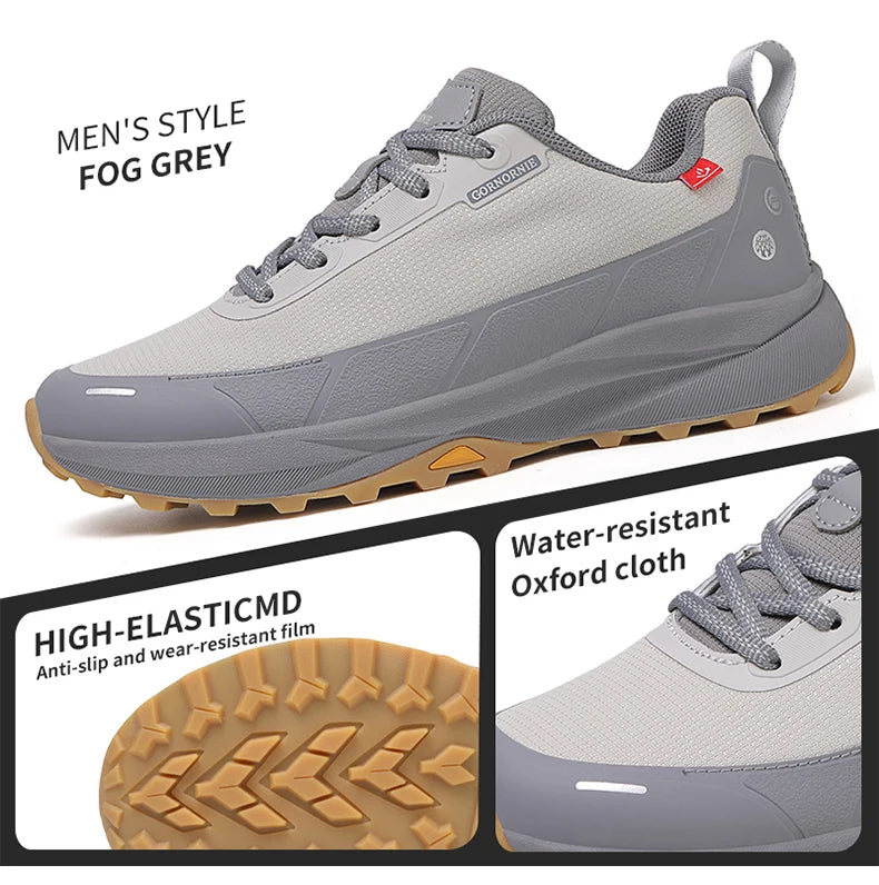 Gornornie Mountain Range Low-Top Hiking Shoes(Fog Ash)
