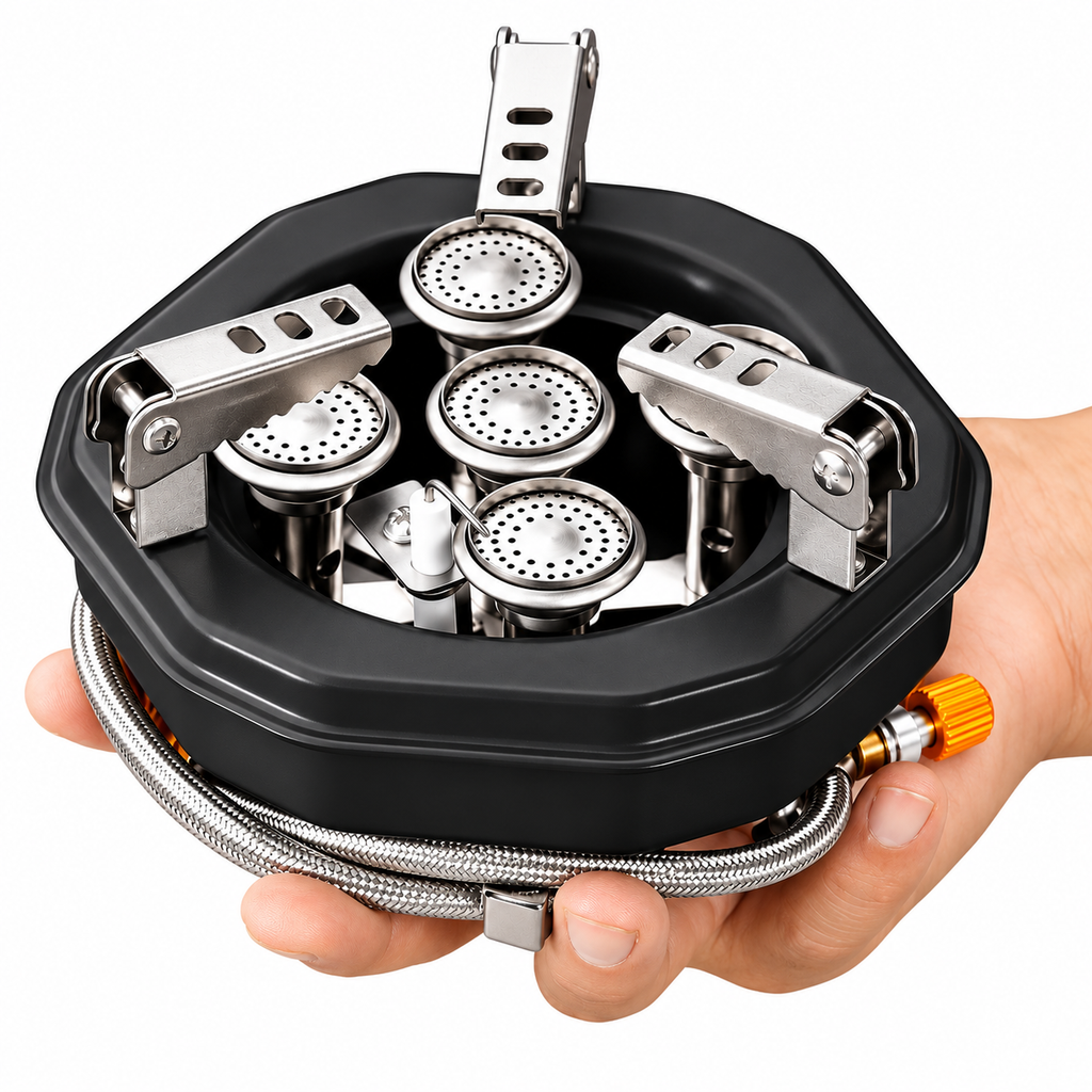 5 Burner Folding Outdoor Stove