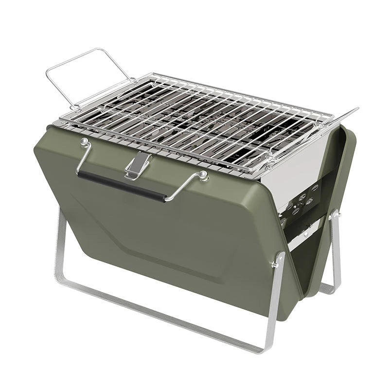 Foldable Portable BBQ Grill | Lightweight | Charcoal