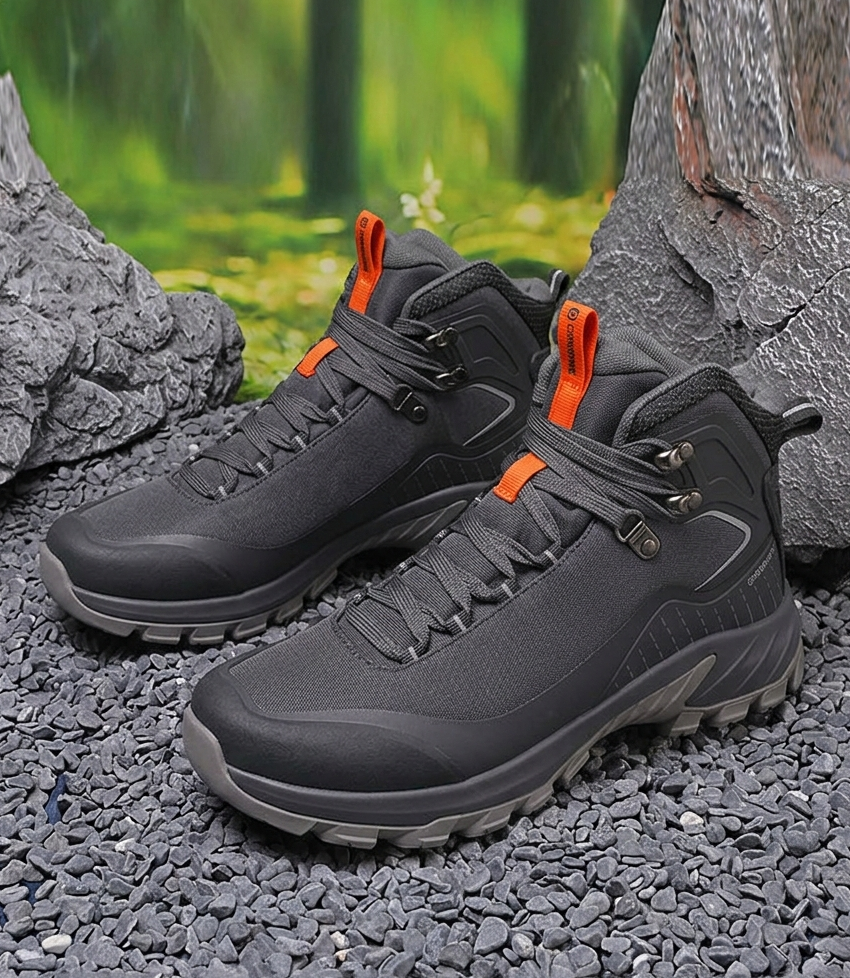 Gornornie High Ankle Hiking Boots (Dark Grey)