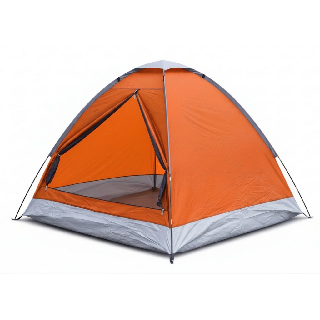 Adventra 2-Person Camping Tent with UV Protection & Waterproof Flysheet (ET1102) Orange
