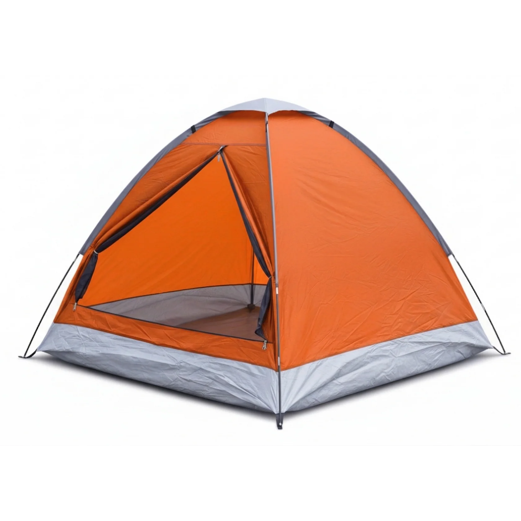 Adventra 2-Person Camping Tent with UV Protection & Waterproof Flysheet (ET1102) Orange
