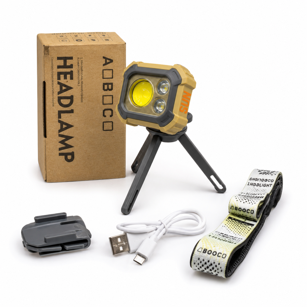 Multipurpose Rechargeable LED Headlamp Type-C