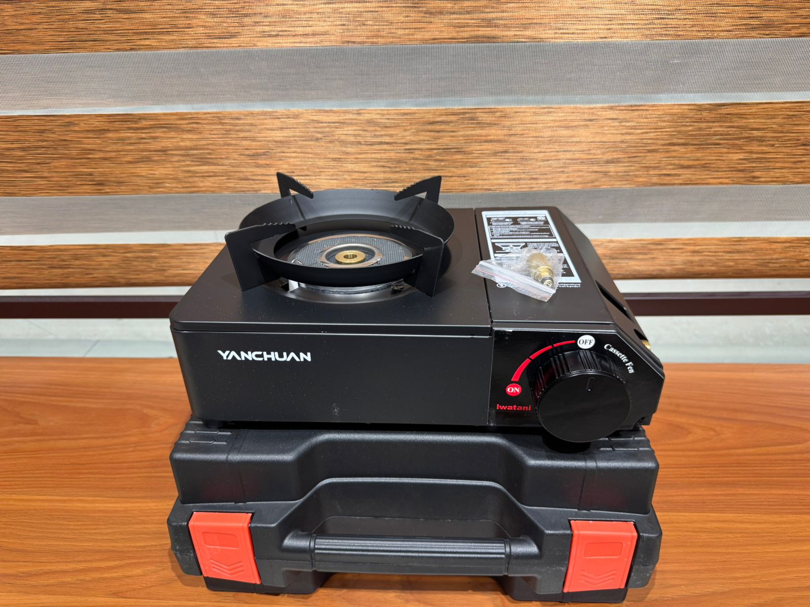 Portable Single Burner Gas Stove – LPG & Butane Camping Cooktop